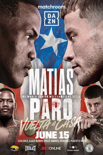 Poster de Subriel Matias vs. Liam Paro