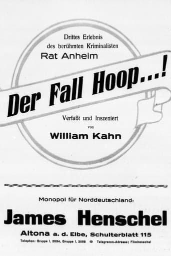 Poster de Der Fall Hoop...!