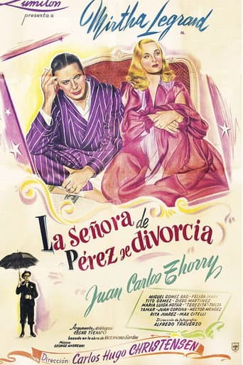 Poster de La señora de Pérez se divorcia