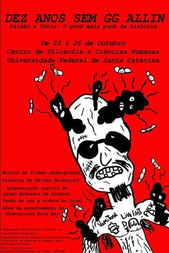 Poster de Dez Anos sem GG Allin