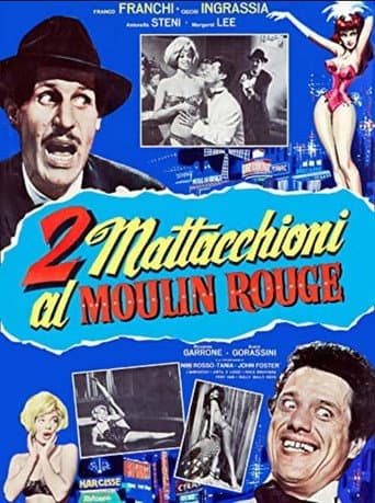 Poster de 2 mattacchioni al Moulin Rouge