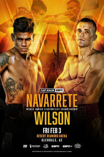 Poster de Emanuel Navarrete vs. Liam Wilson