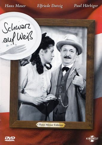 Poster de Schwarz auf weiß