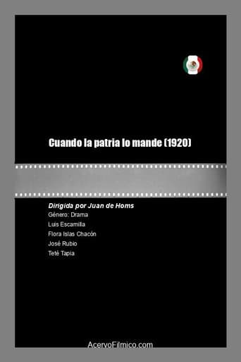 Poster de Cuando la patria lo mande
