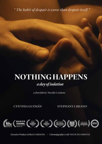 Poster de Nothing Happens, a day of isolation