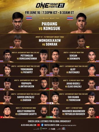 Poster de ONE Friday Fights 21: Paidang vs. Kongsuk