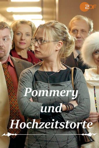 Poster de Pommery und Hochzeitstorte