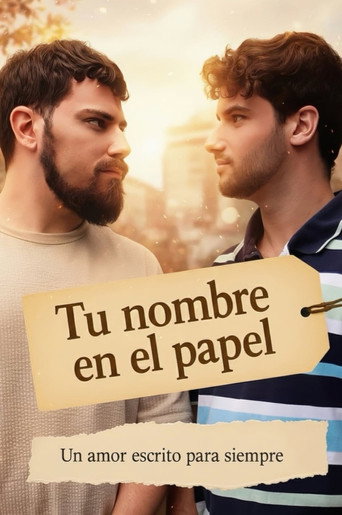Poster de Tu Nombre en el papel