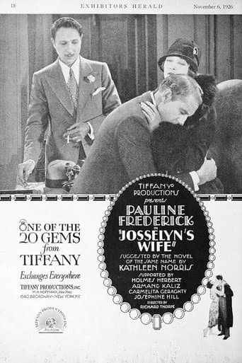 Poster de Josselyn's Wife