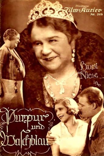 Poster de Purpur und Waschblau