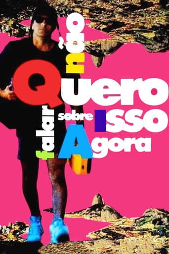 Poster de Não Quero Falar Sobre Isso Agora
