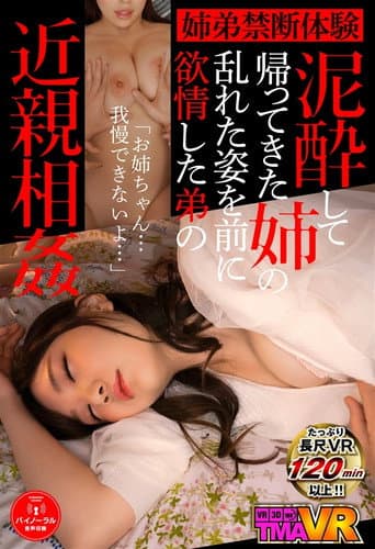 Poster de 【VR】泥酔して帰ってきた姉の乱れた姿を前に欲情した弟の近親相姦