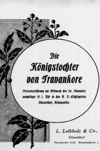 Poster de Die Königstochter von Travankore