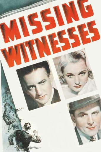 Poster de Missing Witnesses