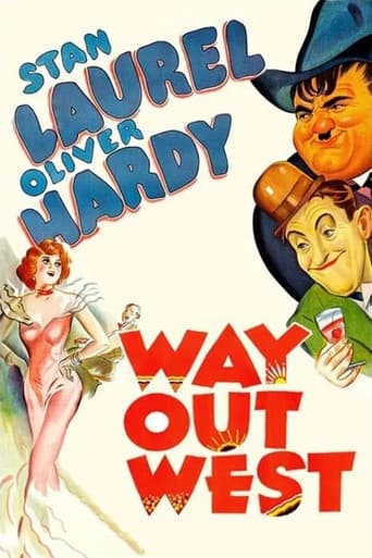 Poster de Laurel y Hardy en el Oeste