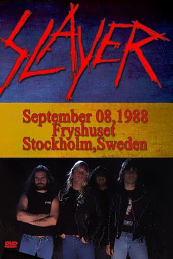 Poster de Slayer: Live at Fryhuset - Stockholm, Sweden - 9/8/1988