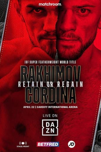Poster de Shavkatdzhon Rakhimov vs. Joe Cordina