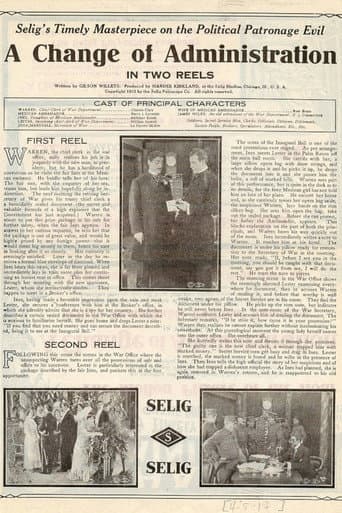 Poster de A Change of Administration