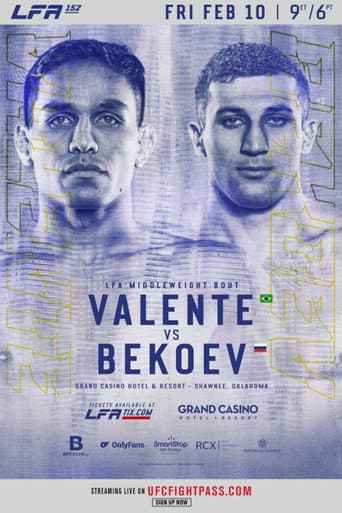 Poster de LFA 152: Valente vs. Bekoev