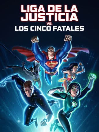 Poster de La Liga de la Justicia vs Los Cinco Fatales