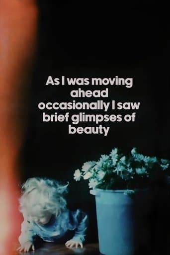Poster de As I Was Moving Ahead, Occasionally I Saw Brief Glimpses of Beauty