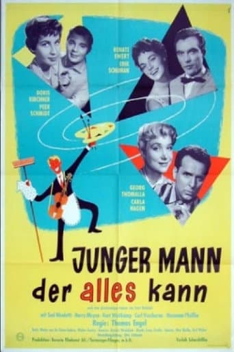 Poster de Junger Mann, der alles kann
