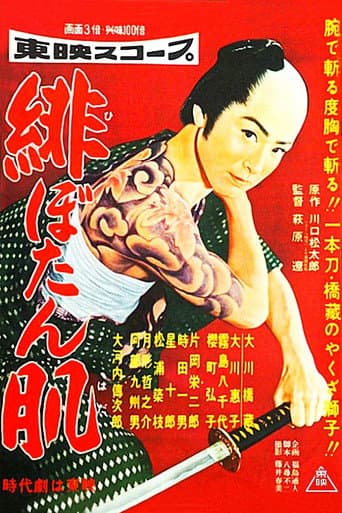 Poster de Red peonies on the skin