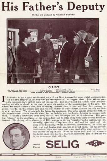 Poster de His Father's Deputy