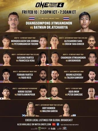 Poster de ONE Friday Fights 4: Duangsompong vs. Batman