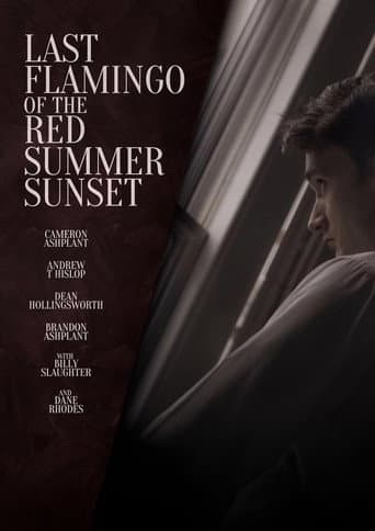 Poster de Last Flamingo of the Red Summer Sunset