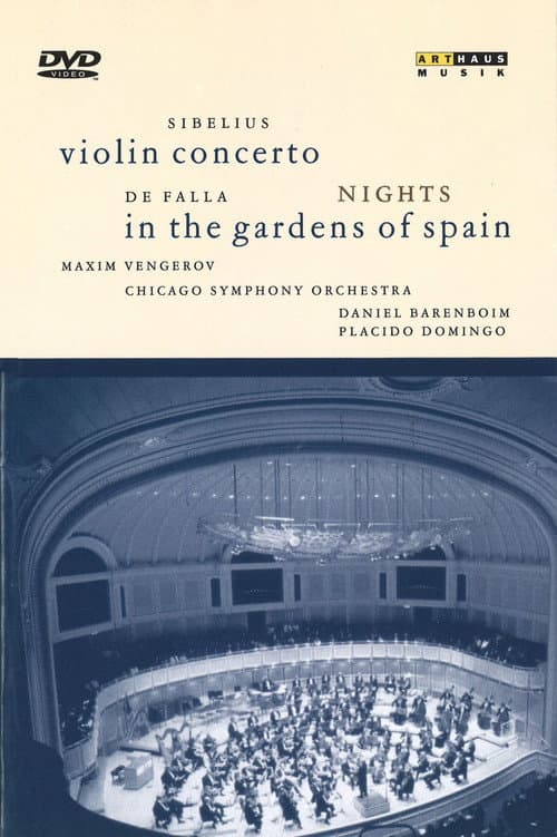Afiche de Sibelius - Violin Concerto / De Falla - Nights in the Gardens of Spain