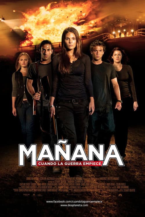 Afiche de Mañana, cuando la guerra empiece