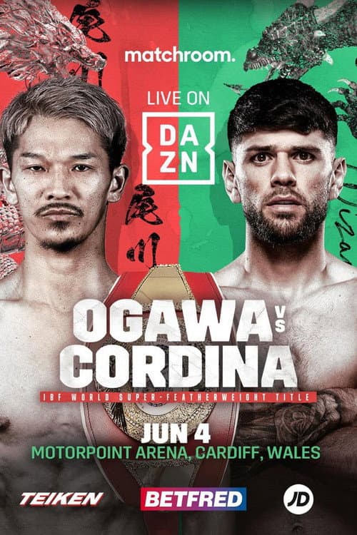 Afiche de Kenichi Ogawa vs. Joe Cordina