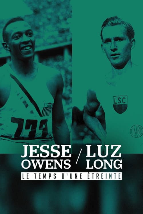Afiche de Jesse Owens y Lutz Long: un abrazo que hizo historia