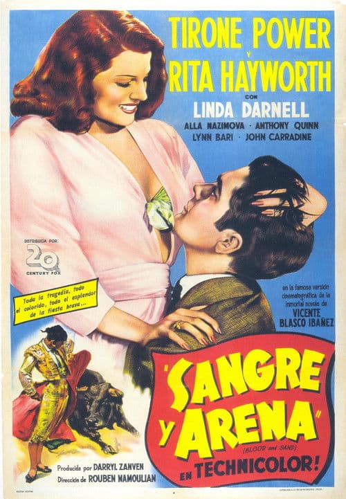 Afiche de Sangre y arena