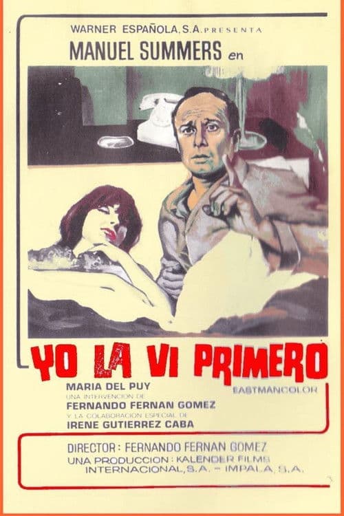 Afiche de Yo la vi primero