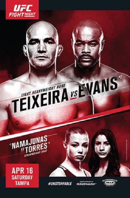 Afiche de UFC on Fox 19: Teixeira vs. Evans