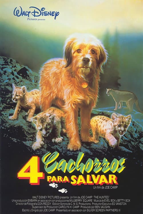 Afiche de Cuatro cachorros para salvar