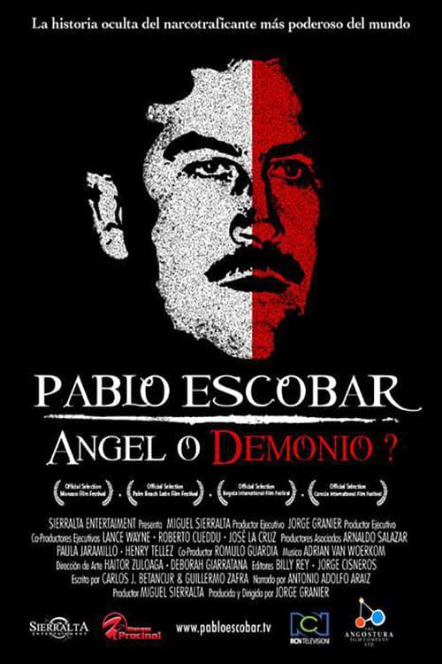 Afiche de Pablo Escobar, ángel o demonio