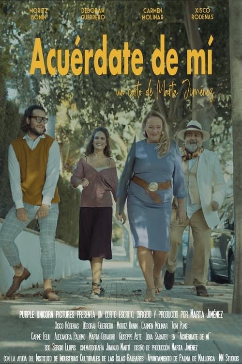 Afiche de Acuérdate de mí