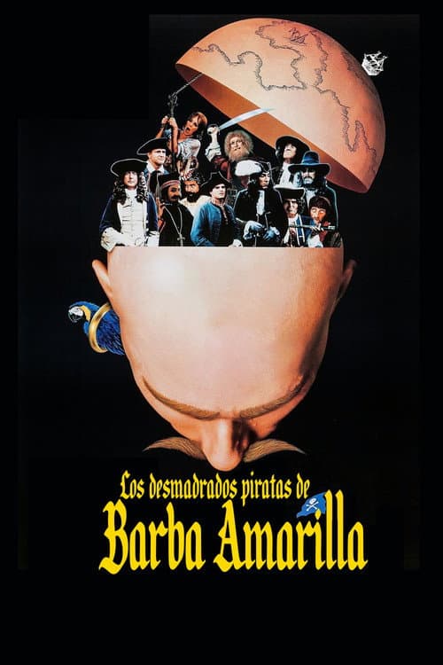 Afiche de Los desmadrados piratas de Barba Amarilla