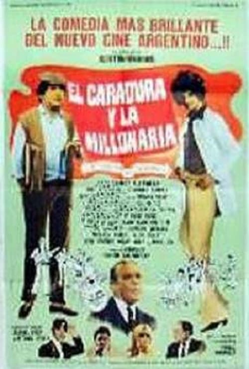 Afiche de El caradura y la millonaria
