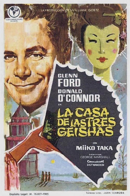 Afiche de La casa de las tres geishas