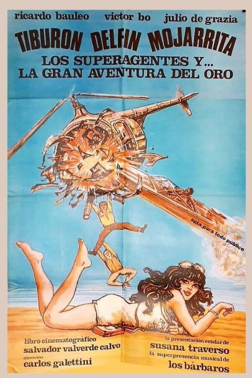 Afiche de Los superagentes y la gran aventura del oro