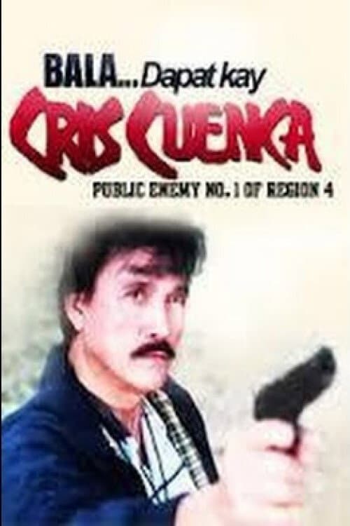 Afiche de Bala... Dapat Kay Cris Cuenca, Public Enemy No. 1