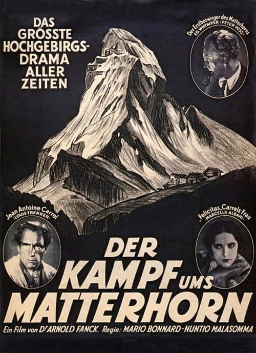 Afiche de El drama del Mont Cervin