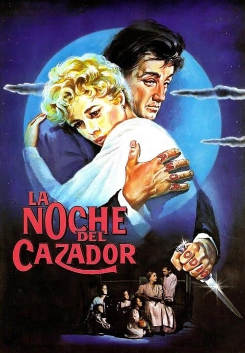 Afiche de La noche del cazador