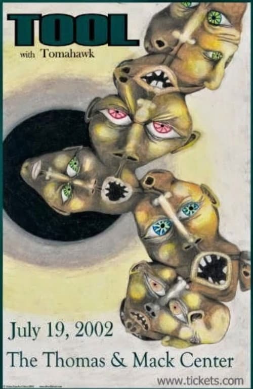 Afiche de Tool - Live at Tucson Convention Center - 2002-07-18