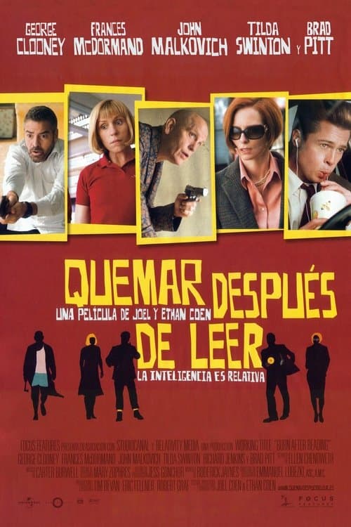 Afiche de Quemar después de leer