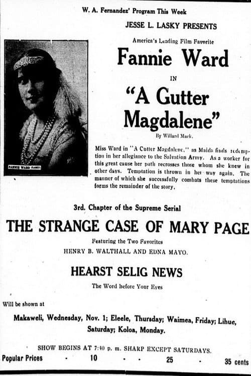 Afiche de A Gutter Magdalene
